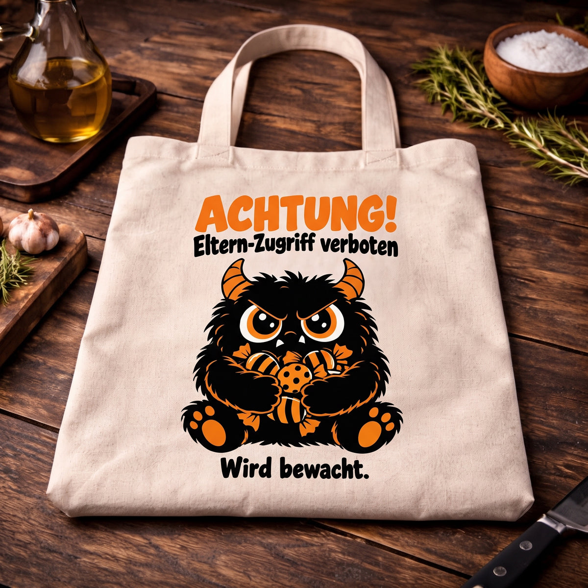 Eltern-Zugriff verboten | Lustige Trick or Treat Tasche für Kinder