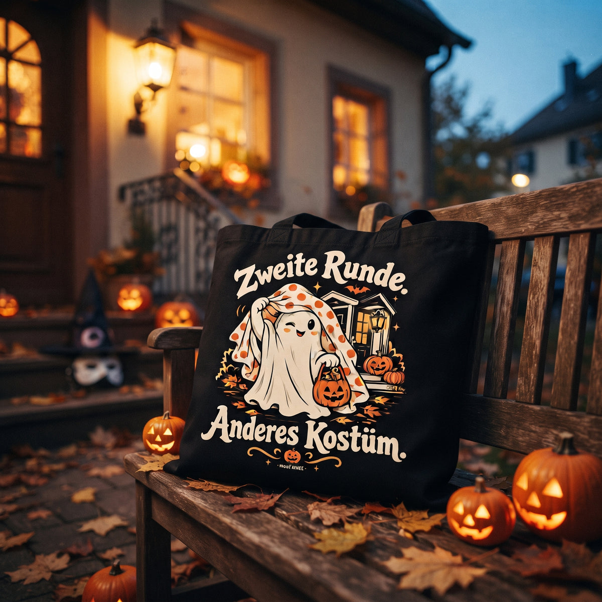 Zweite Runde Anderes Kostüm - Lustige Trick or Treat Tasche