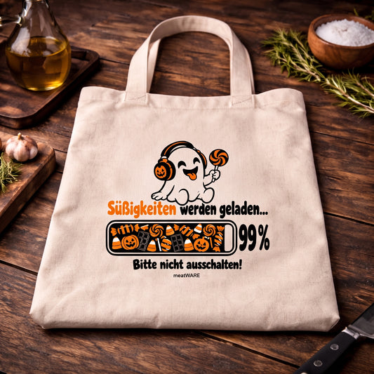 Süßigkeiten werden geladen - Lustige Trick or Treat Tasche