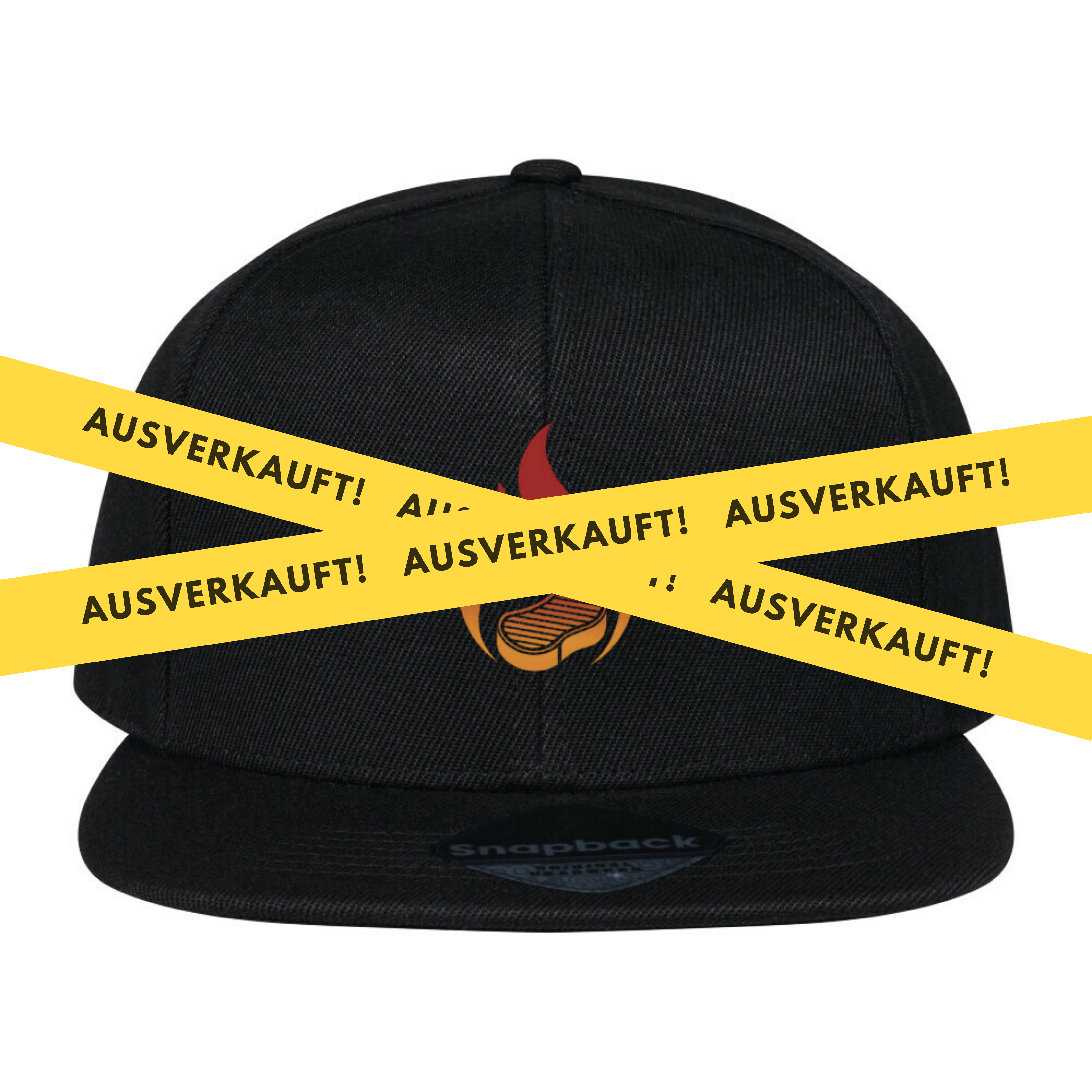 🔥 Meatware Flame Logo – Snapback Cap