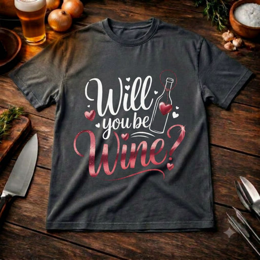 Will you be Wine? – Oversized T-Shirt (Urban Style Wein-Shirt)