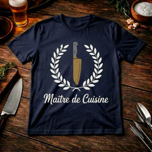 Maître de Cuisine – Oversized T-Shirt für Grillmeister (Urban BBQ Style)