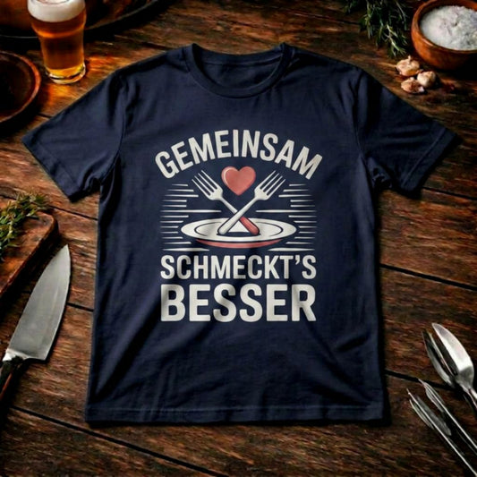 Gemeinsam schmeckt’s besser – Premium T-Shirt (BBQ & Lifestyle)