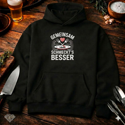 Gemeinsam schmeckt’s besser – Oversized Hoodie (BBQ & Lifestyle)