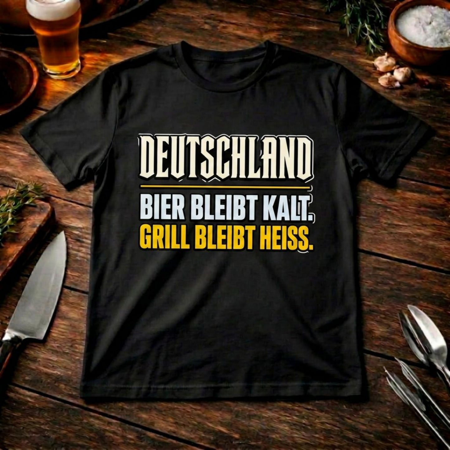 Deutschland: Bier bleibt kalt, Grill bleibt heiss – Oversized Shirt
