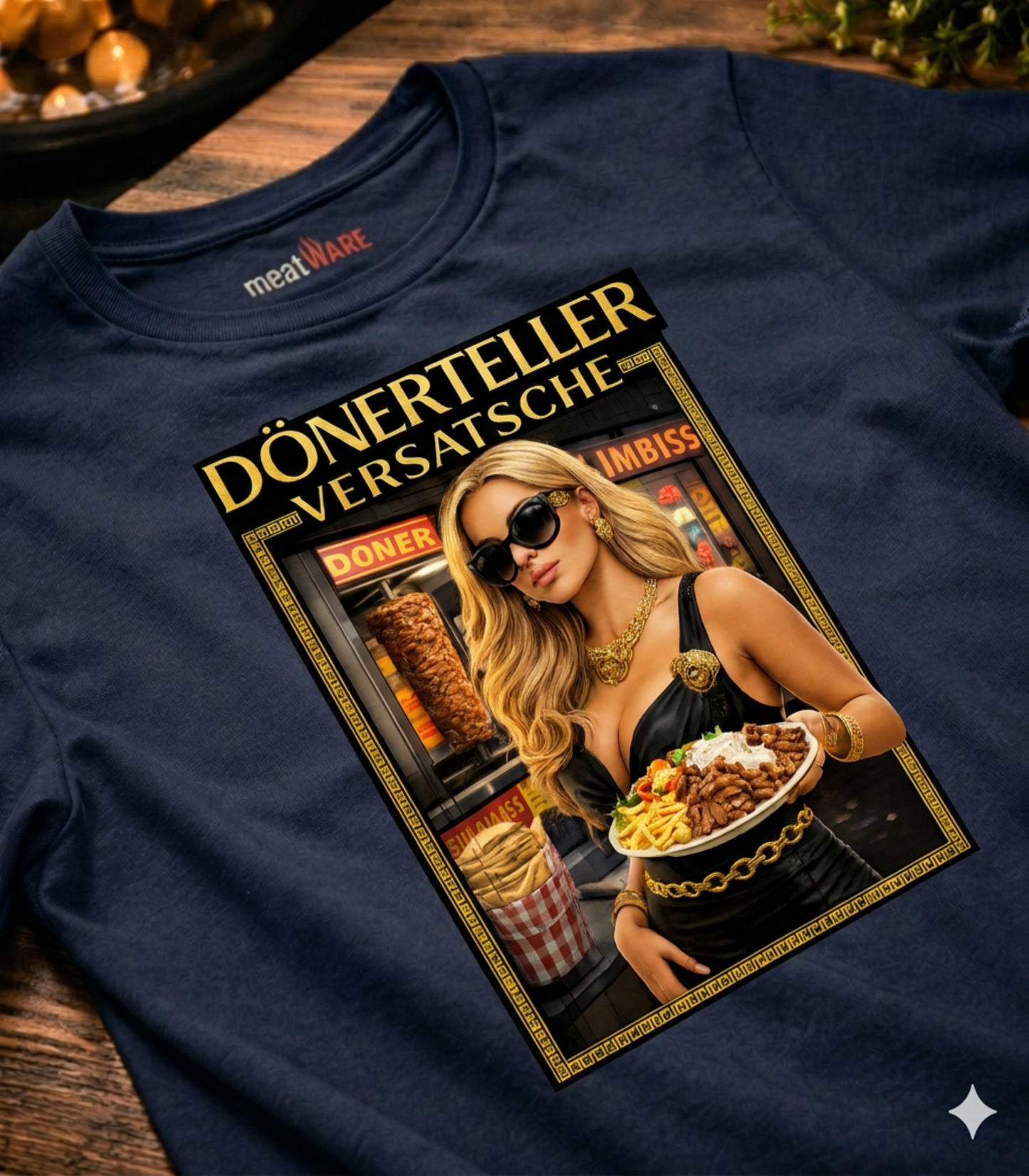 Dönerteller Versatsche Premium Shirt – Ironic Luxury Streetwear | Meatware®