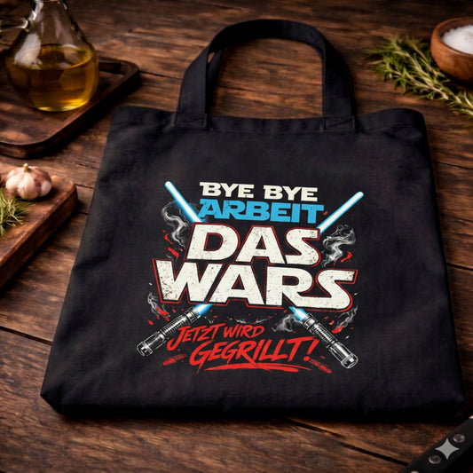 Das Wars Abschied Grillen Jutebeutel | Nachhaltige Baumwolltasche | Meatware®