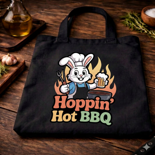 Hoppin' Hot BBQ Jutebeutel – Nachhaltige Baumwolltasche | Meatware®