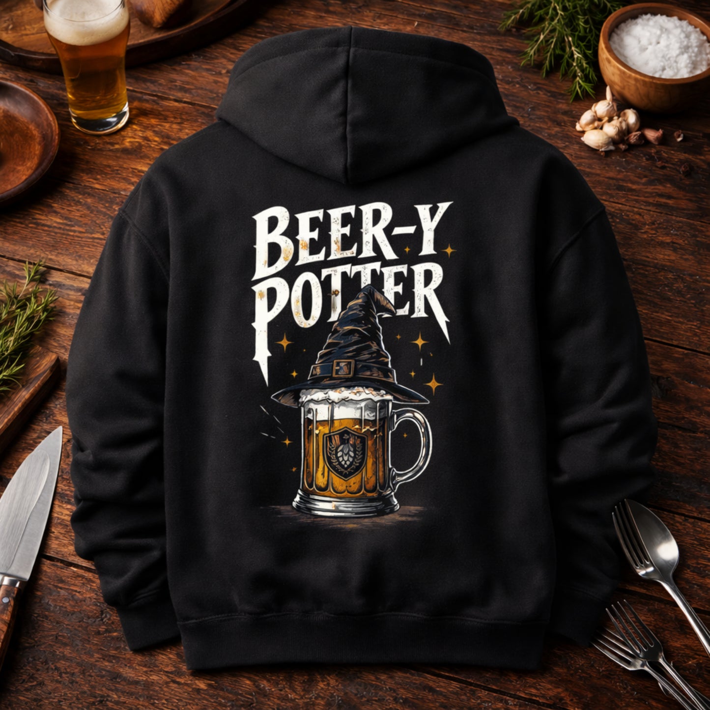 Beer-Y-Potter - Oversized Streetware Hoodie