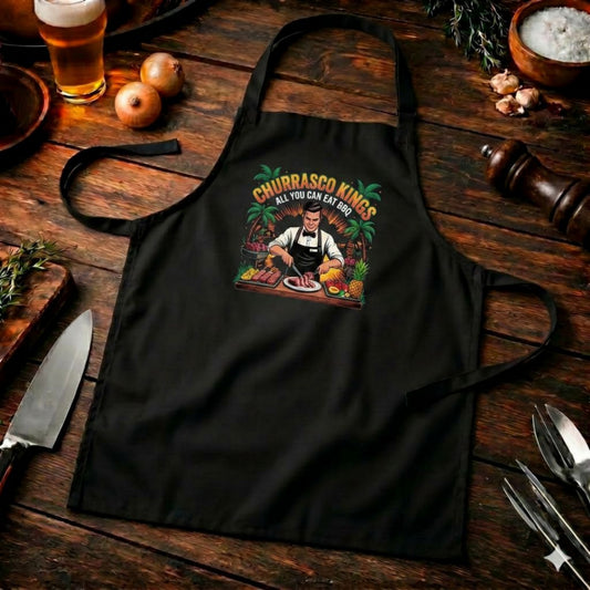 Churrasco Kings Grillschürze – All You Can Eat BBQ | Profi-Latzschürze