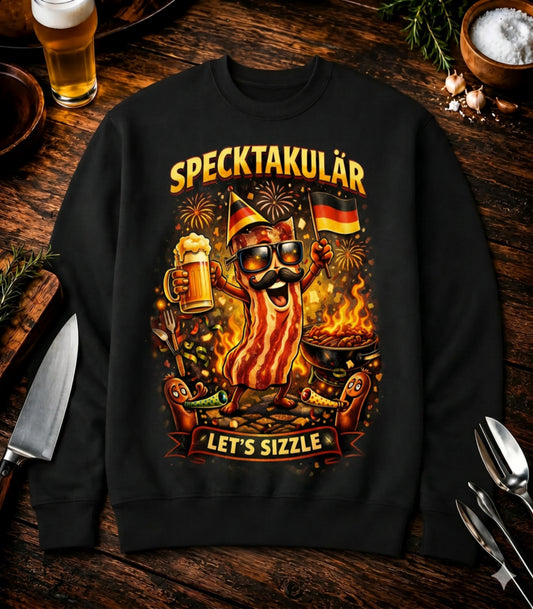 Specktakulär Let’s Sizzle Organic Sweatshirt | Nachhaltiges Bacon Design