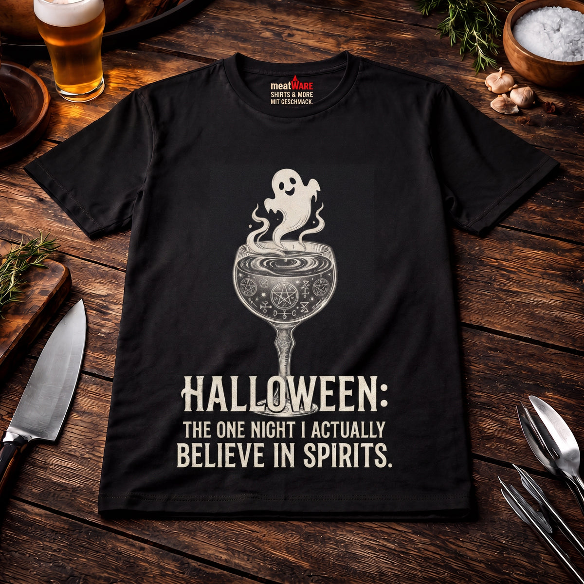 Halloween Believe in Spirits –  Lustiges Party Premium T-Shirt