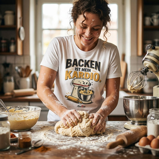 Backen ist mein Kardio – Lustiges Küchen T-Shirt