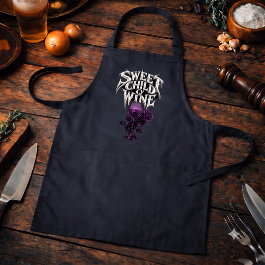 Sweet Child O' Wine - Grill- und Kochschürze