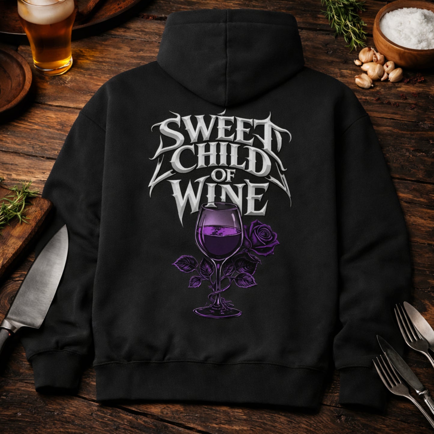 Sweet Child O' Wine - Premium Streetware Hoodie