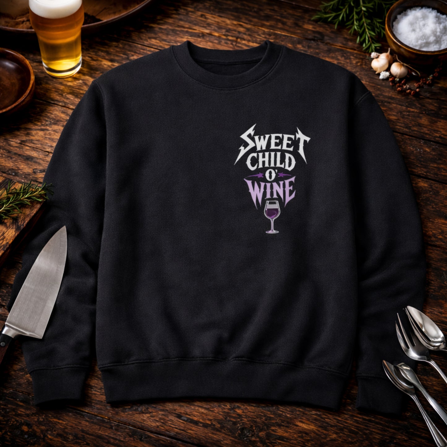 Sweet Child O' Wine -Premium Streetware Sweatshirt