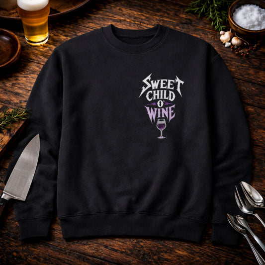 Sweet Child O' Wine -Premium Streetware Sweatshirt