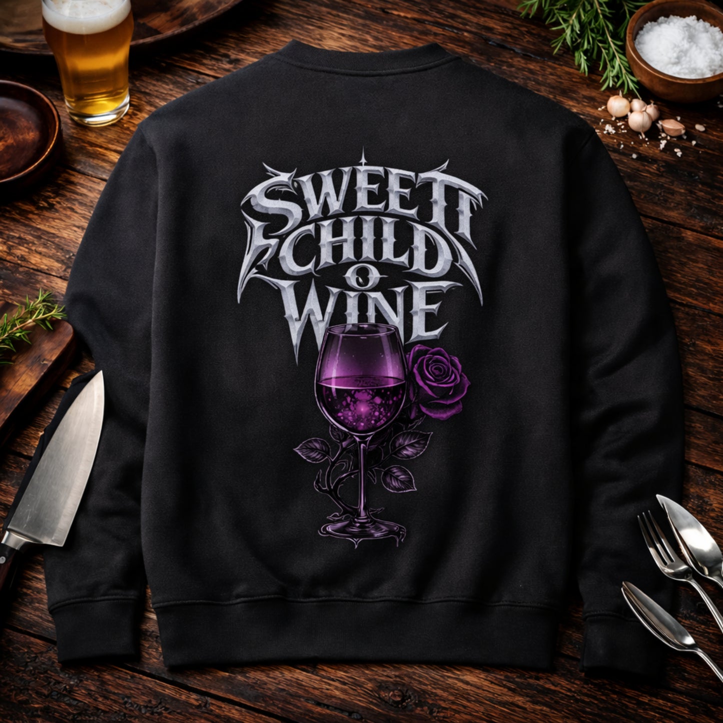 Sweet Child O' Wine -Premium Streetware Sweatshirt