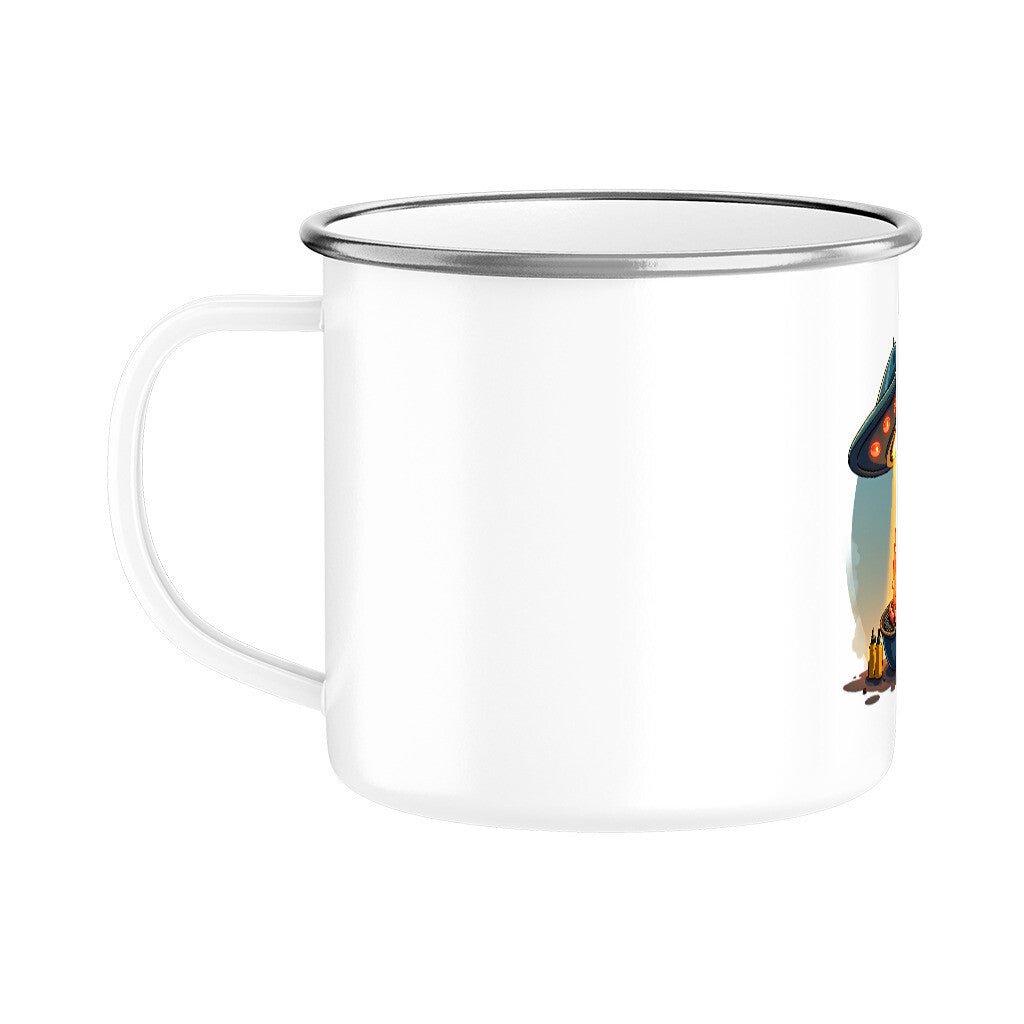 Alien BBQ - Emaille Tasse | Mug | Meatware