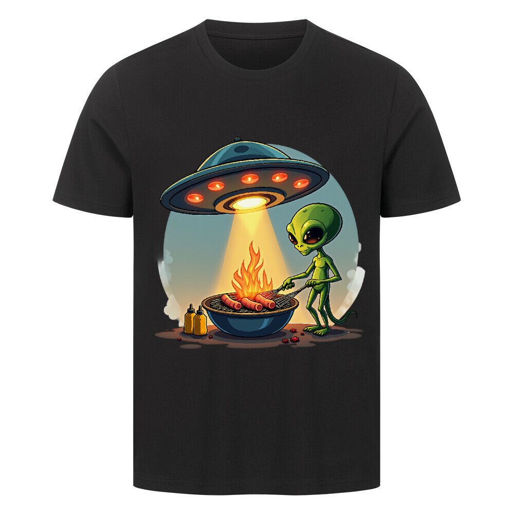 Alien BBQ - HigherBlanks Premium T-Shirt | T-Shirt | Meatware