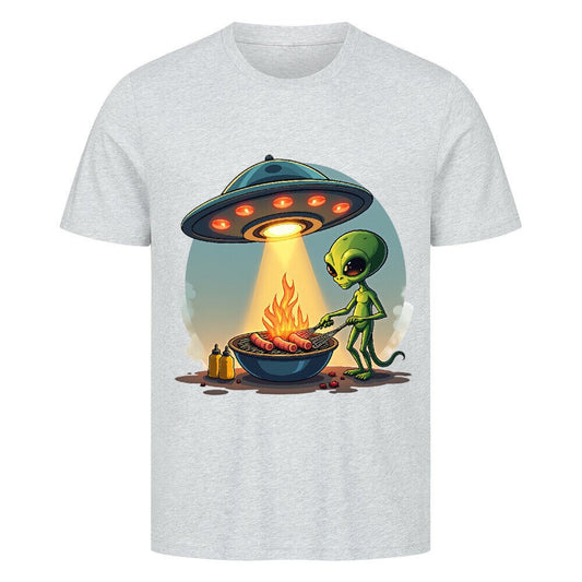 Alien BBQ - HigherBlanks Premium T-Shirt | T-Shirt | Meatware