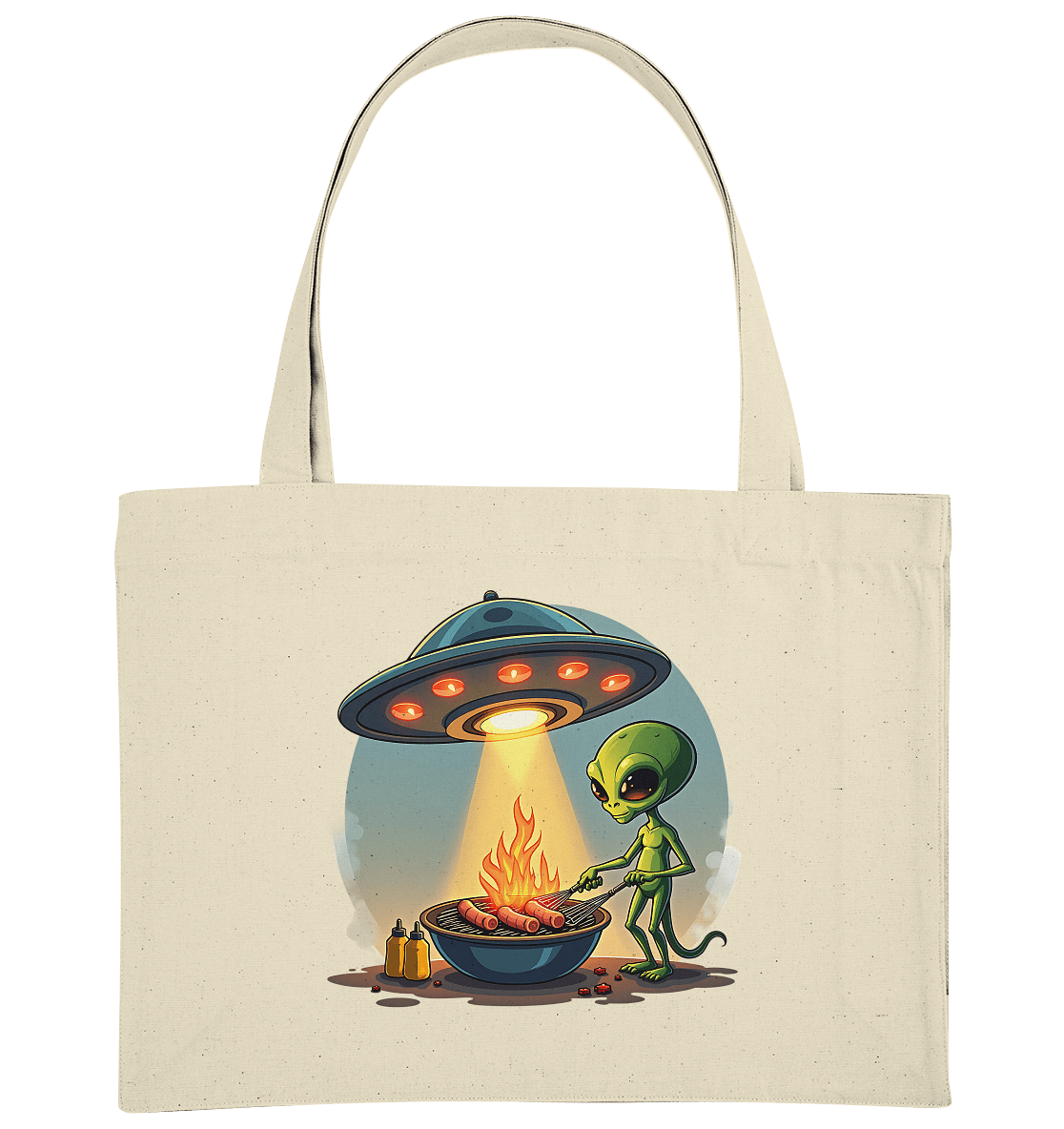 Alien BBQ - Organic Shopping - Bag | Taschen | Meatware