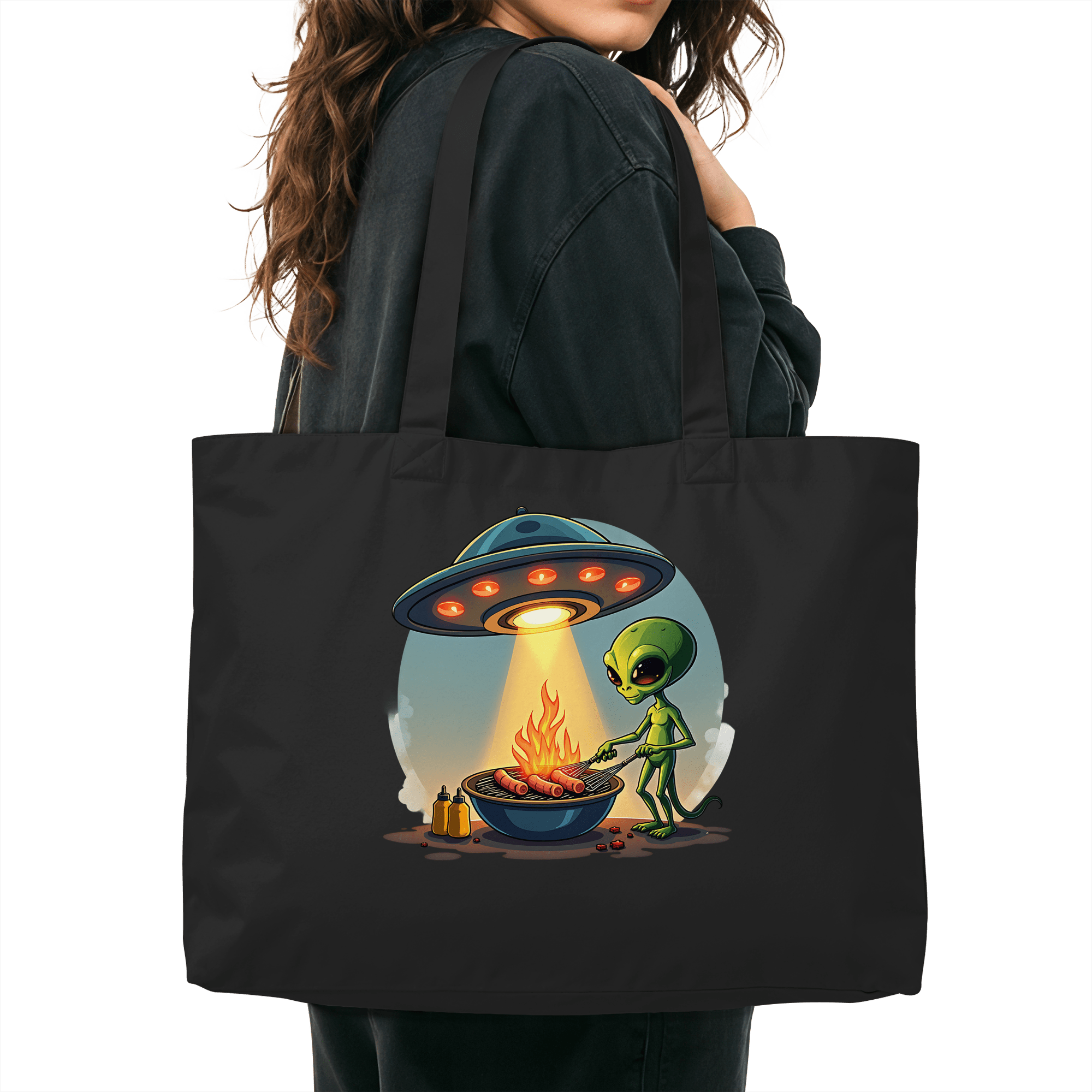 Alien BBQ - Organic Shopping - Bag | Taschen | Meatware