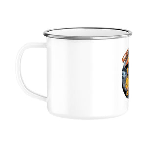 Allwettergriller – Es gibt kein schlechtes Wetter - Emaille Tasse | Mug | Meatware