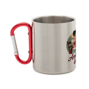 Amore & Griglia - Edelstahl - Tasse mit Karabiner | Mug | Meatware