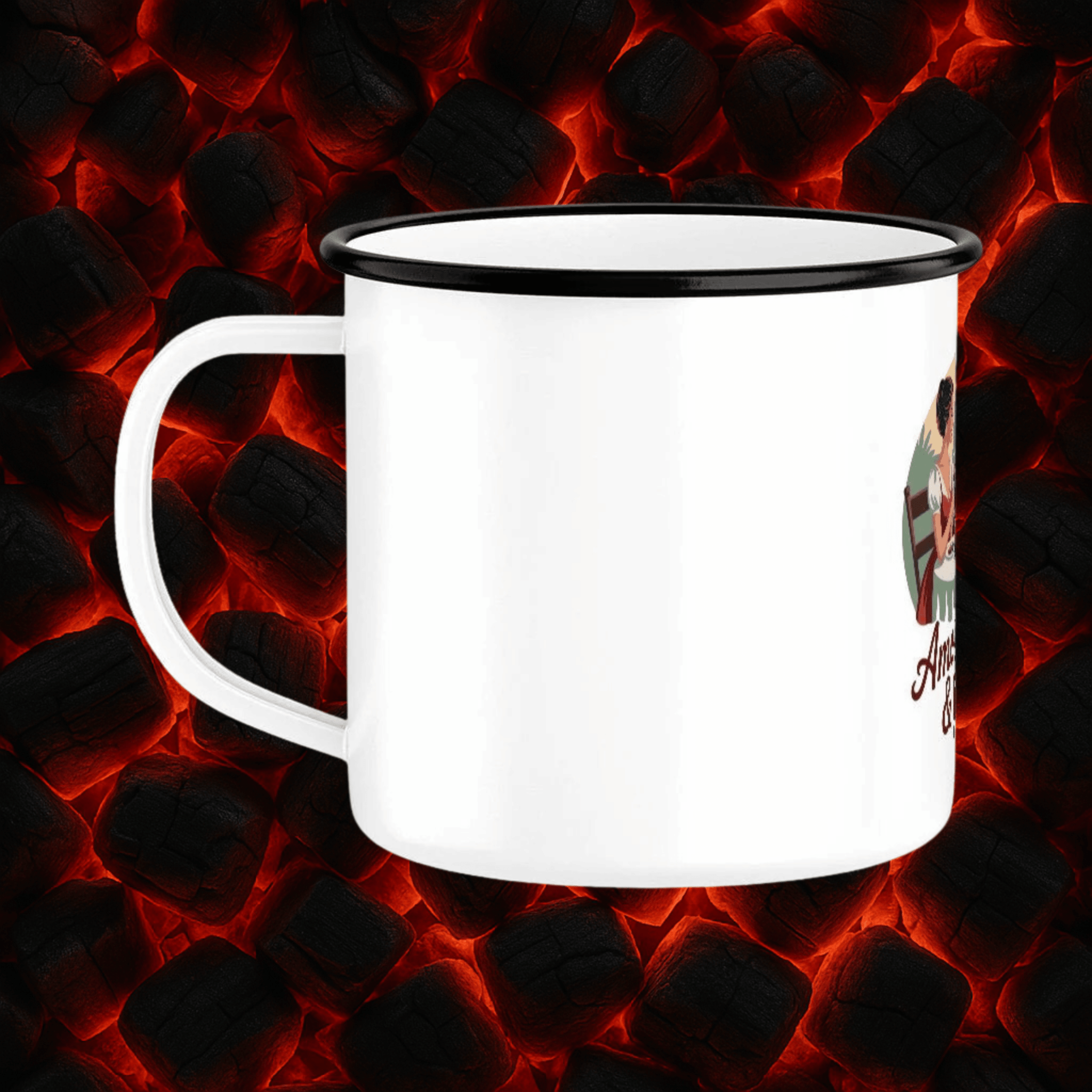 Amore & Griglia - Emaille Tasse | Mug | Meatware