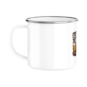 Bass, Bier & BBQ traditionell - Emaille Tasse | Mug | Meatware