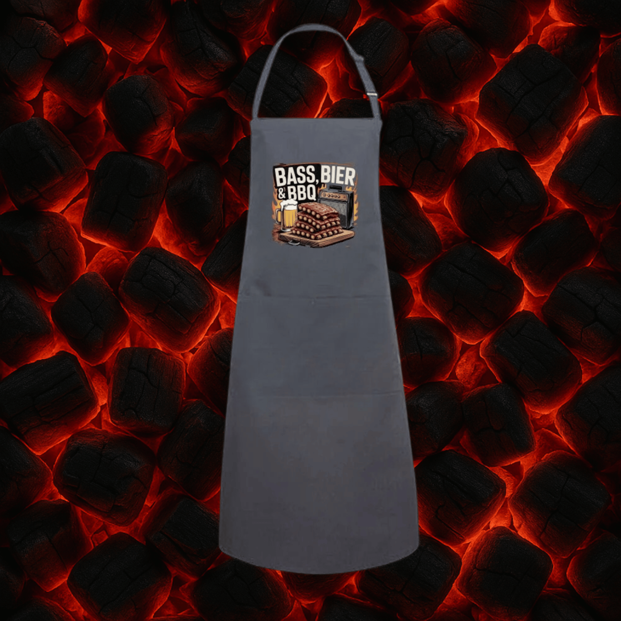 Bass, Bier & BBQ traditionell - Grillschürze | Apron | Meatware