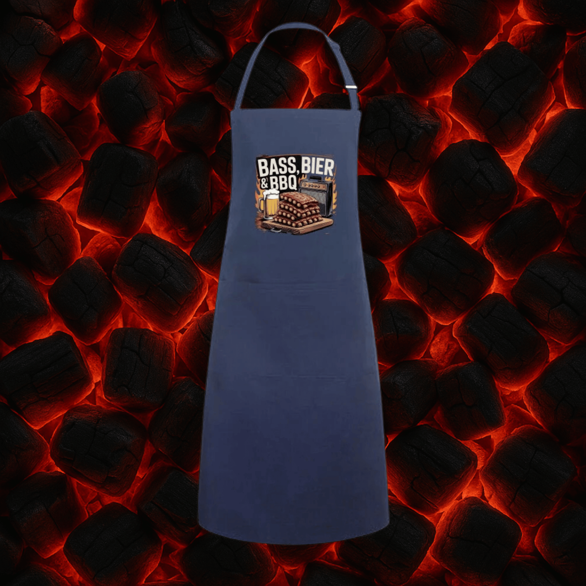 Bass, Bier & BBQ traditionell - Grillschürze | Apron | Meatware