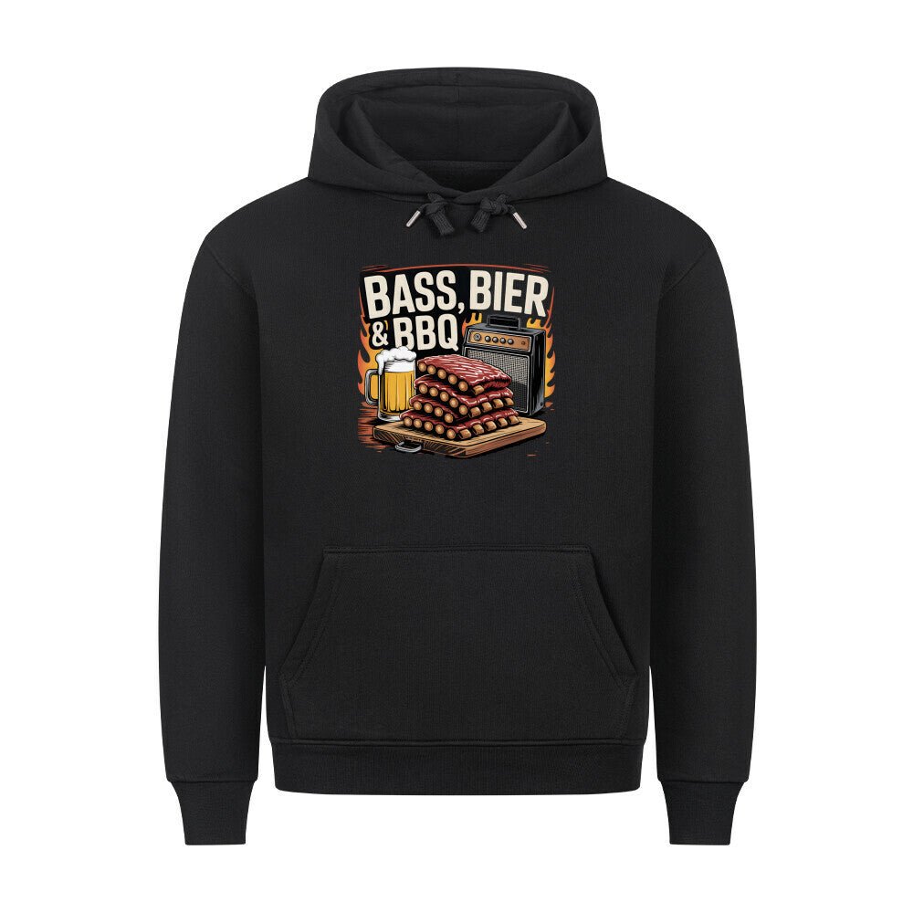 Bass, Bier & BBQ traditionell - HigherBlanks Premium Hoodie | Hoodie | Meatware