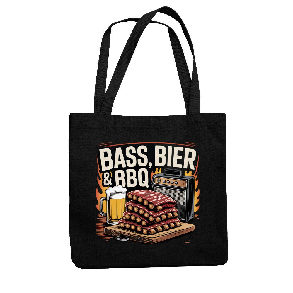Bass, Bier & BBQ traditionell - Jutebeutel | Bag | Meatware