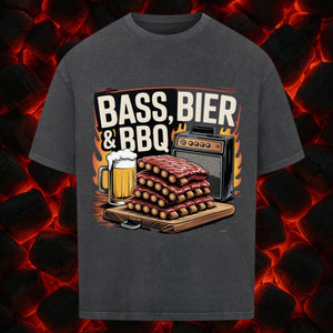 Bass, Bier & BBQ traditionell - VACANCY Oversized Shirt | T-Shirt | Meatware