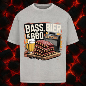Bass, Bier & BBQ traditionell - VACANCY Oversized Shirt | T-Shirt | Meatware