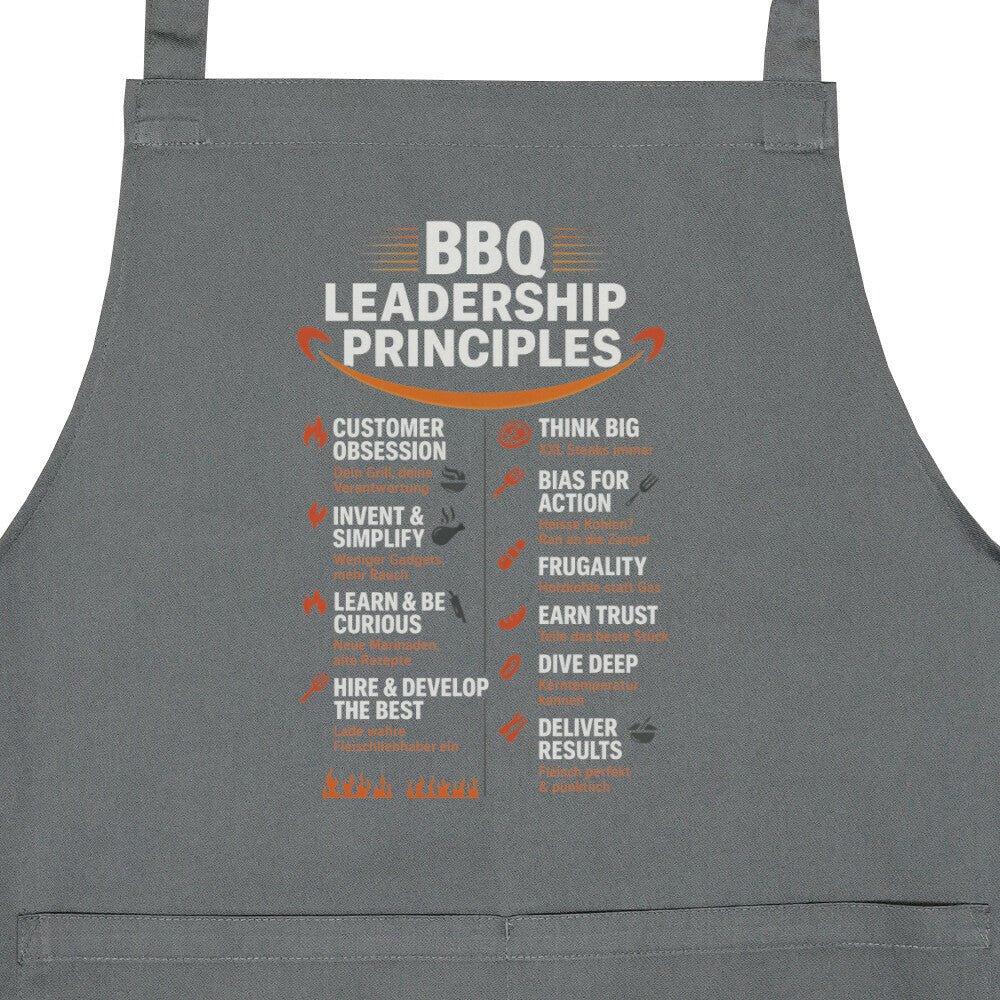 BBQ Leadership Principles - Grillschürze | Apron | Meatware