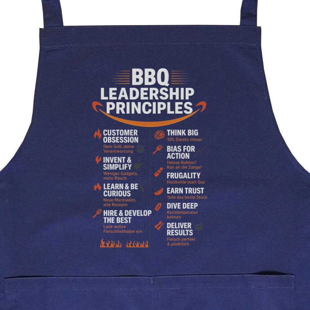 BBQ Leadership Principles - Grillschürze | Apron | Meatware