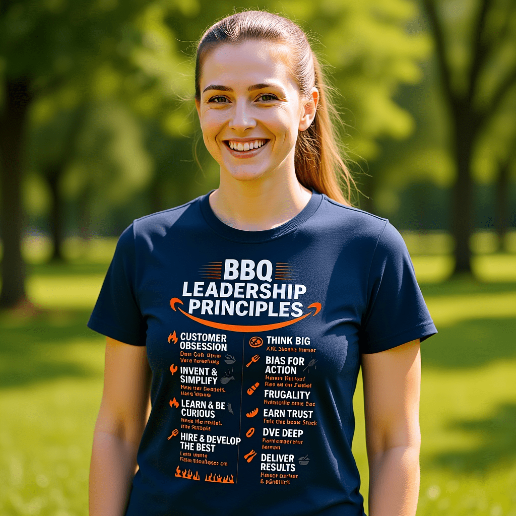 BBQ Leadership Principles - HigherBlanks Premium T-Shirt | T-Shirt | Meatware
