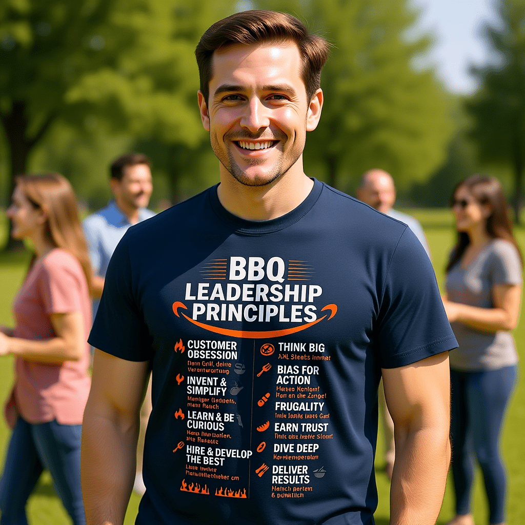 BBQ Leadership Principles - HigherBlanks Premium T-Shirt | T-Shirt | Meatware