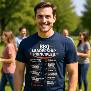BBQ Leadership Principles - HigherBlanks Premium T-Shirt | T-Shirt | Meatware