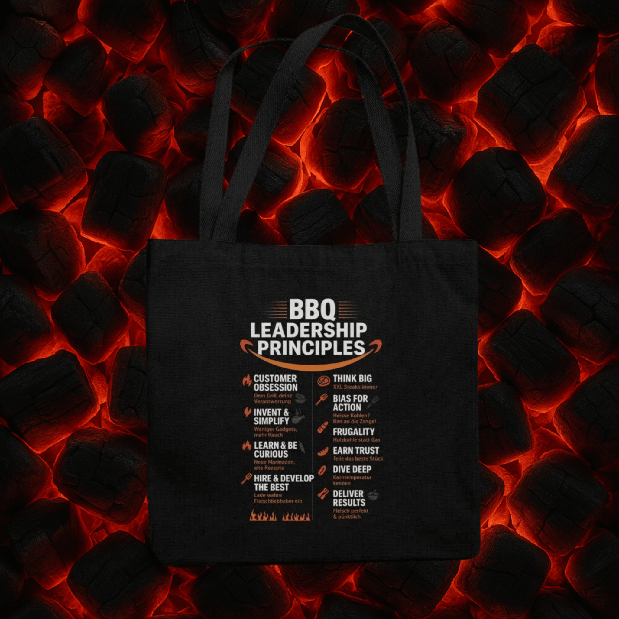 BBQ Leadership Principles - Jutebeutel | Bag | Meatware