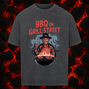 BBQ on Grill Street - VACANCY Oversized Shirt | T-Shirt | Meatware