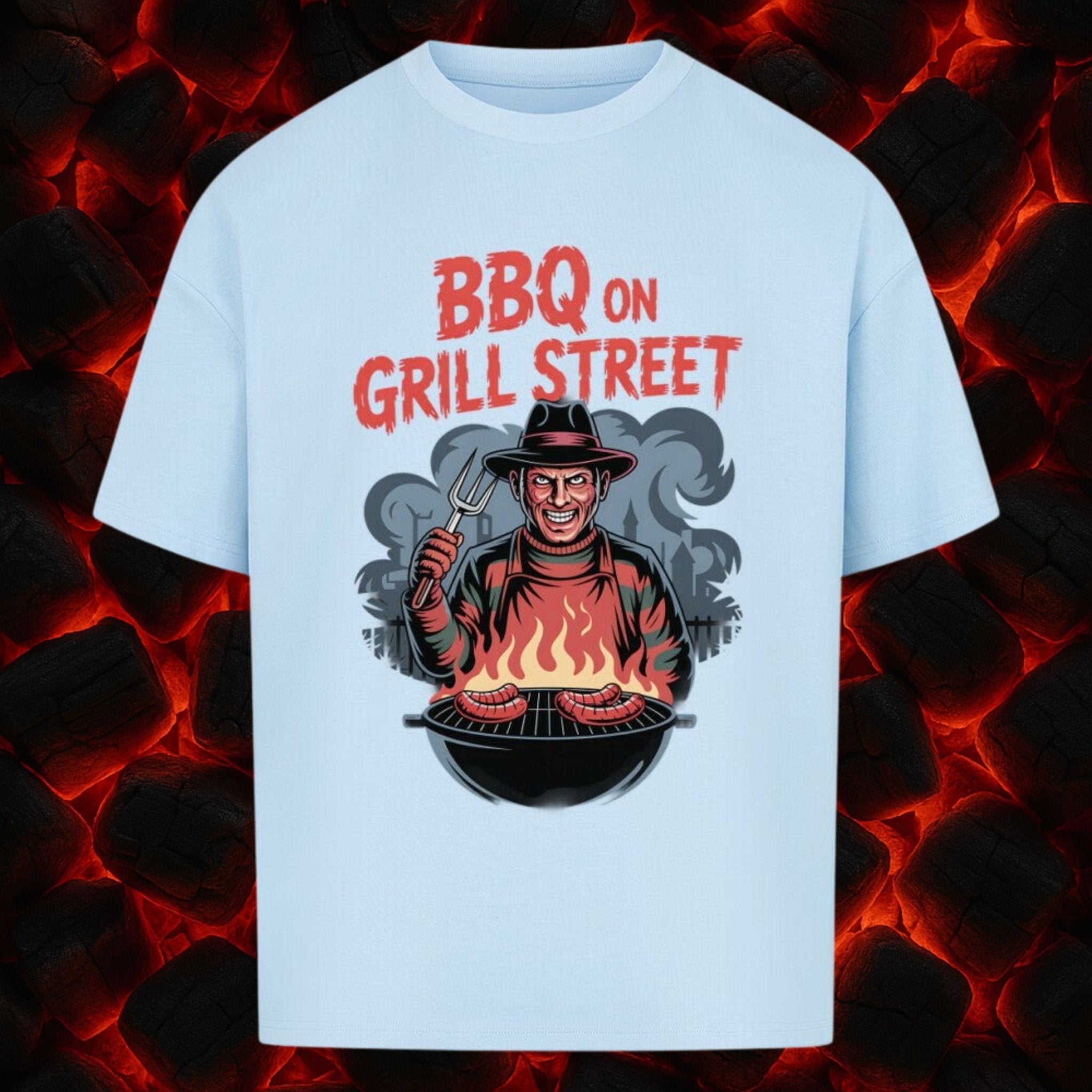 BBQ on Grill Street - VACANCY Oversized Shirt | T-Shirt | Meatware