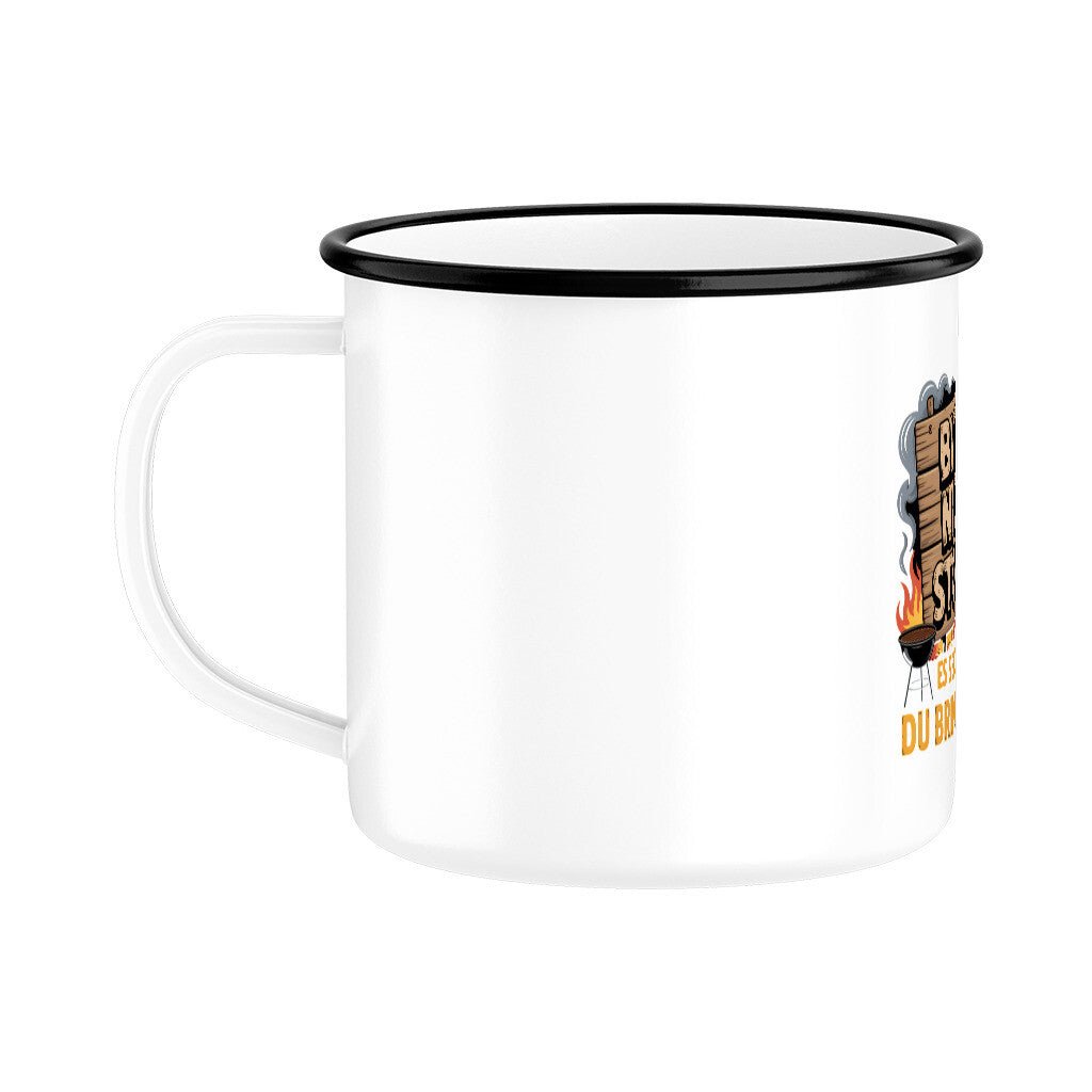 Bitte nicht stören... - Emaille Tasse | Mug | Meatware
