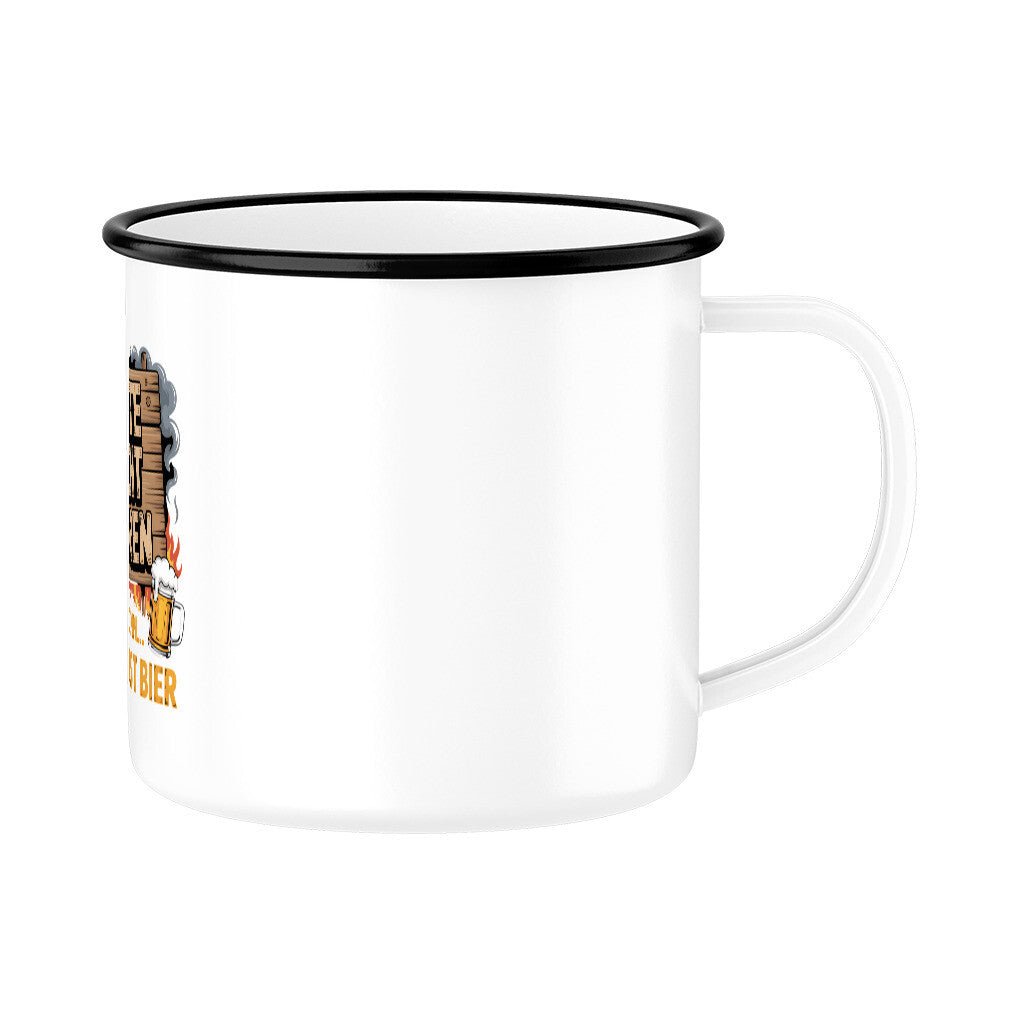 Bitte nicht stören... - Emaille Tasse | Mug | Meatware