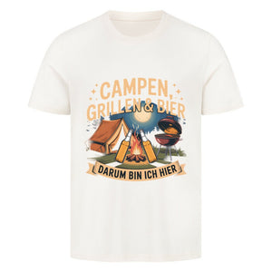 Campen, Grillen & Bier - Bierversion - HigherBlanks Premium T-Shirt | T-Shirt | Meatware