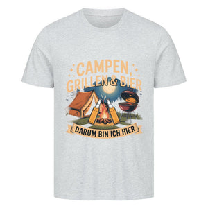 Campen, Grillen & Bier - Bierversion - HigherBlanks Premium T-Shirt | T-Shirt | Meatware