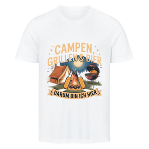 Campen, Grillen & Bier - Bierversion - HigherBlanks Premium T-Shirt | T-Shirt | Meatware
